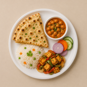Papezo 7″ Round Bagasse Plate – Biodegradable Disposable Serving Plate