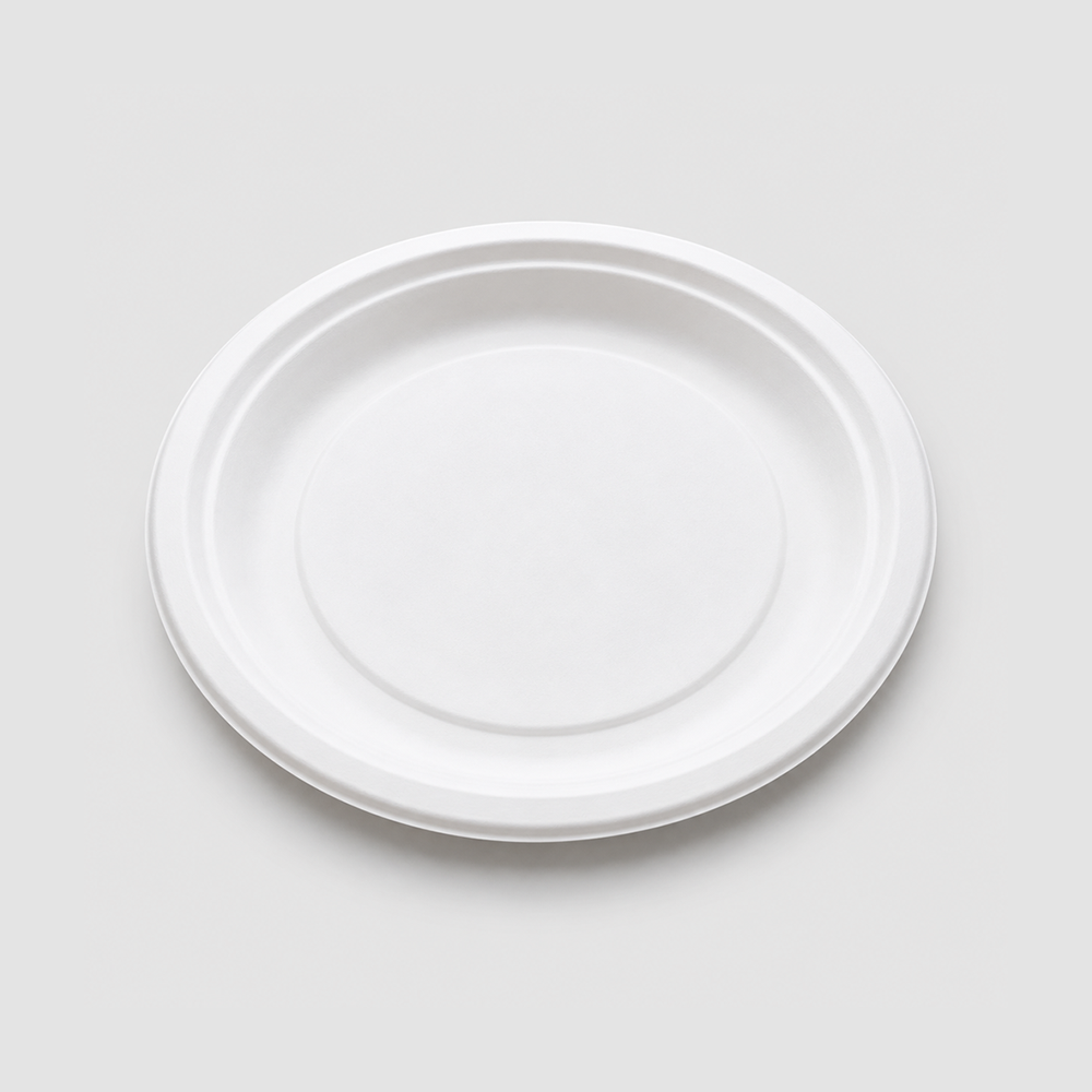 Papezo 7" Round Bagasse Plate – Biodegradable Disposable Serving Plate 3 Papezo 7" Round Bagasse Plate – Biodegradable Disposable Serving Plate - Image 3